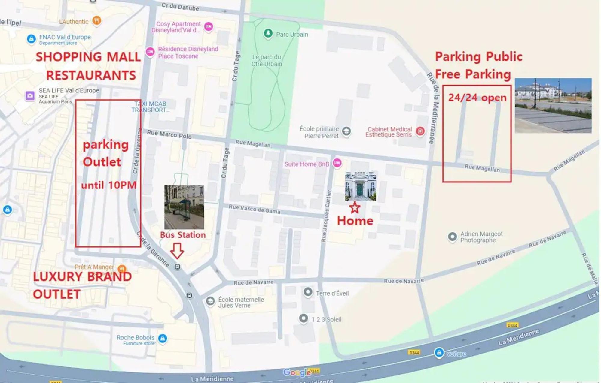 Le Cartier Appt F3, 7Mn Disneyland, Parking,Terrace 세리스 외부 사진