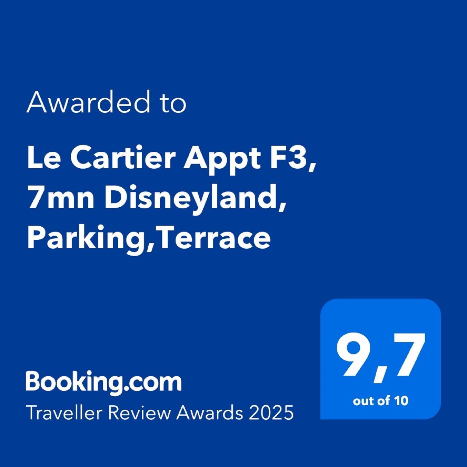 Le Cartier Appt F3, 7Mn Disneyland, Parking,Terrace 세리스 외부 사진